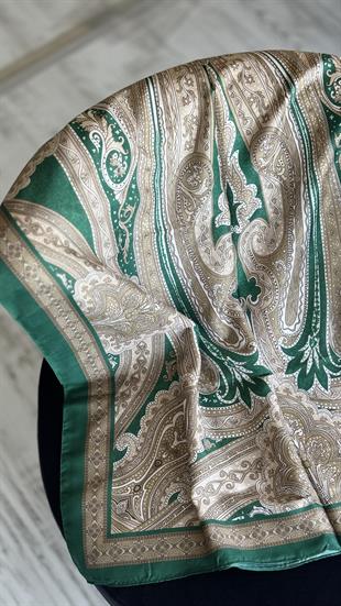 ZÜMRÜT / ETNİK DESEN PAMUK ŞAL