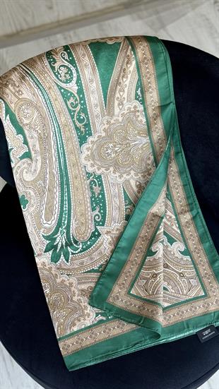 ZÜMRÜT / ETNİK DESEN PAMUK ŞAL