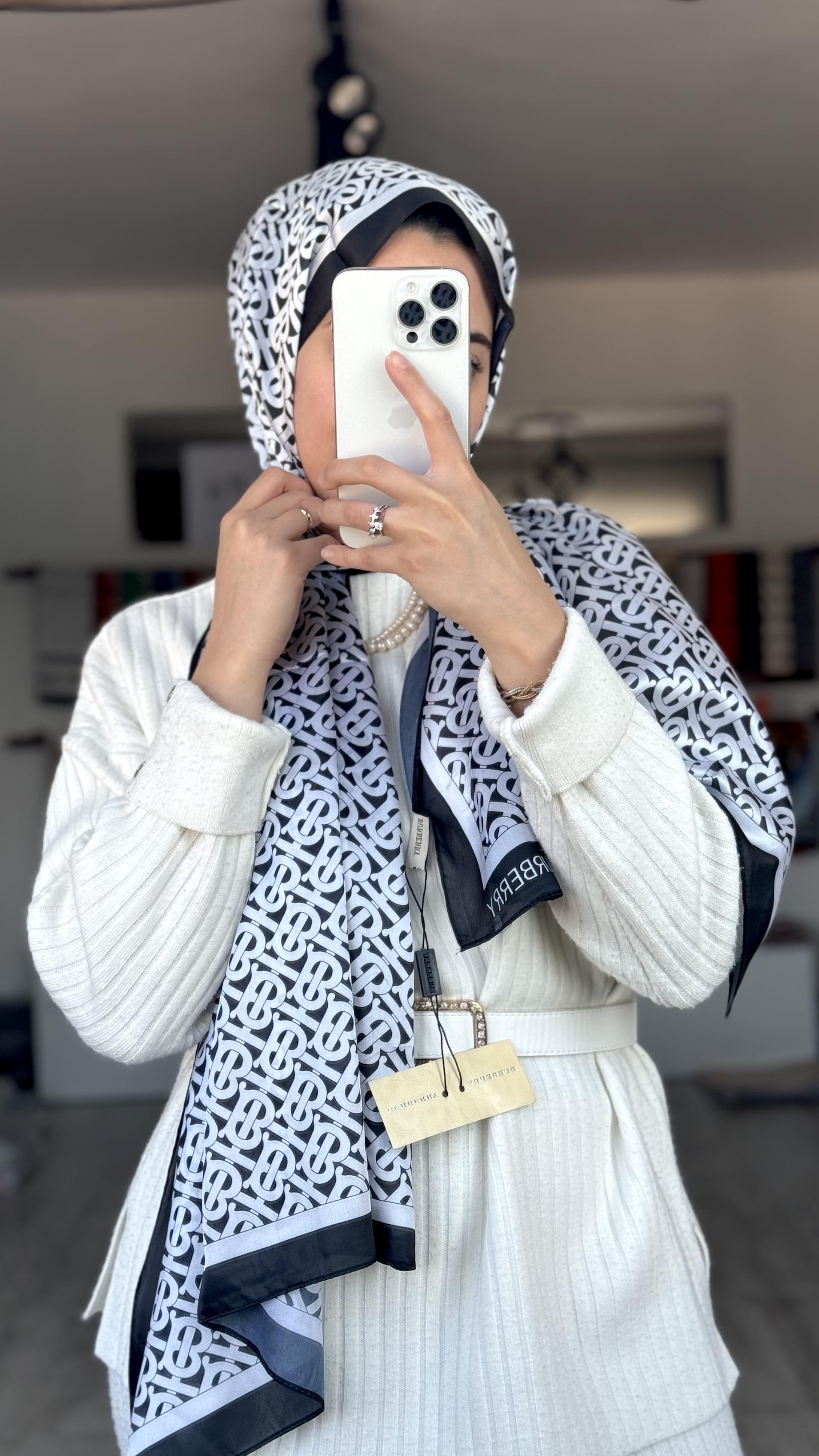 B SİYAH / BEYAZ VUAL ŞAL 