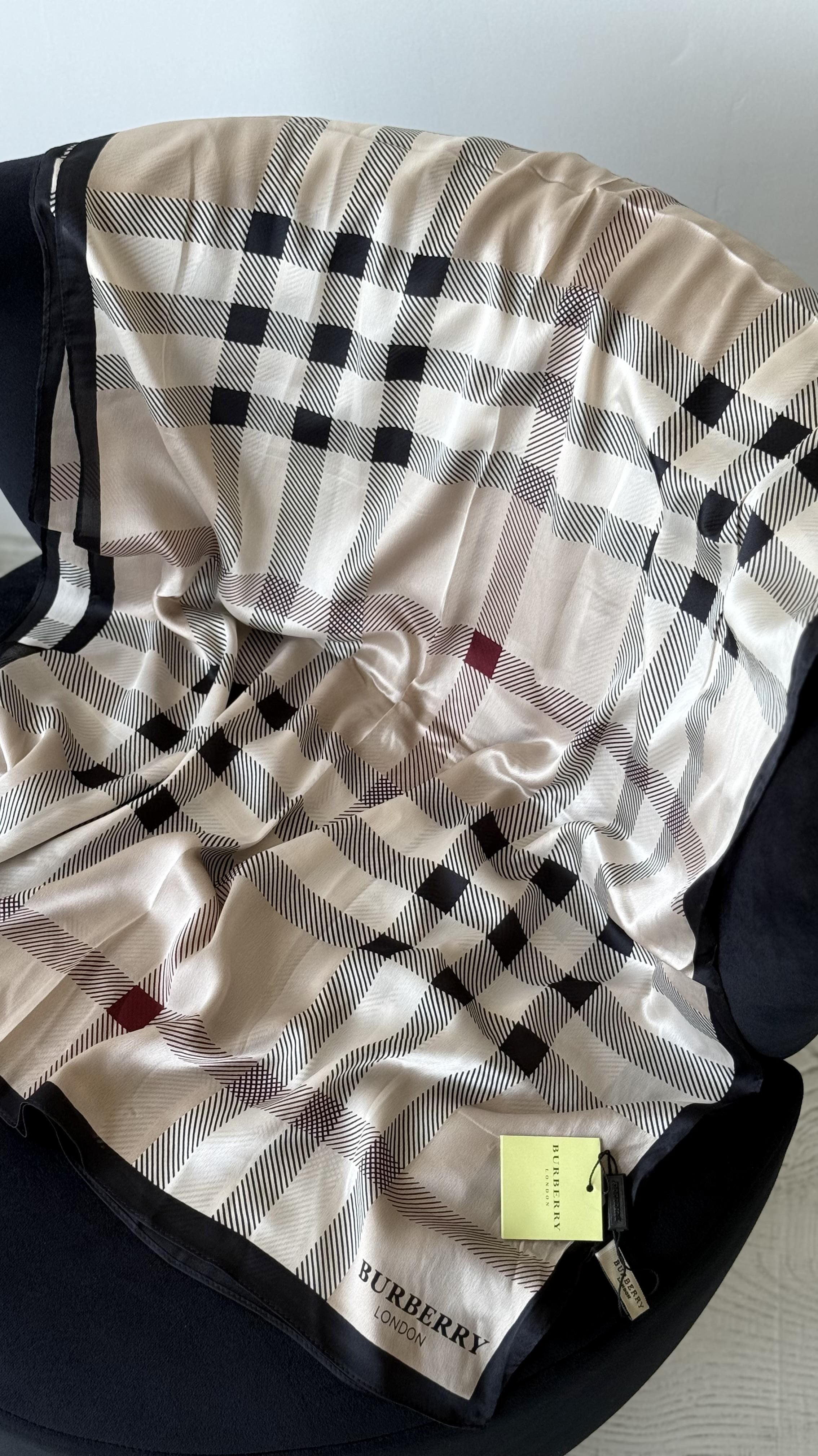 BEJ SİYAH / ORJİNAL DESEN VUAL İPEK ŞAL