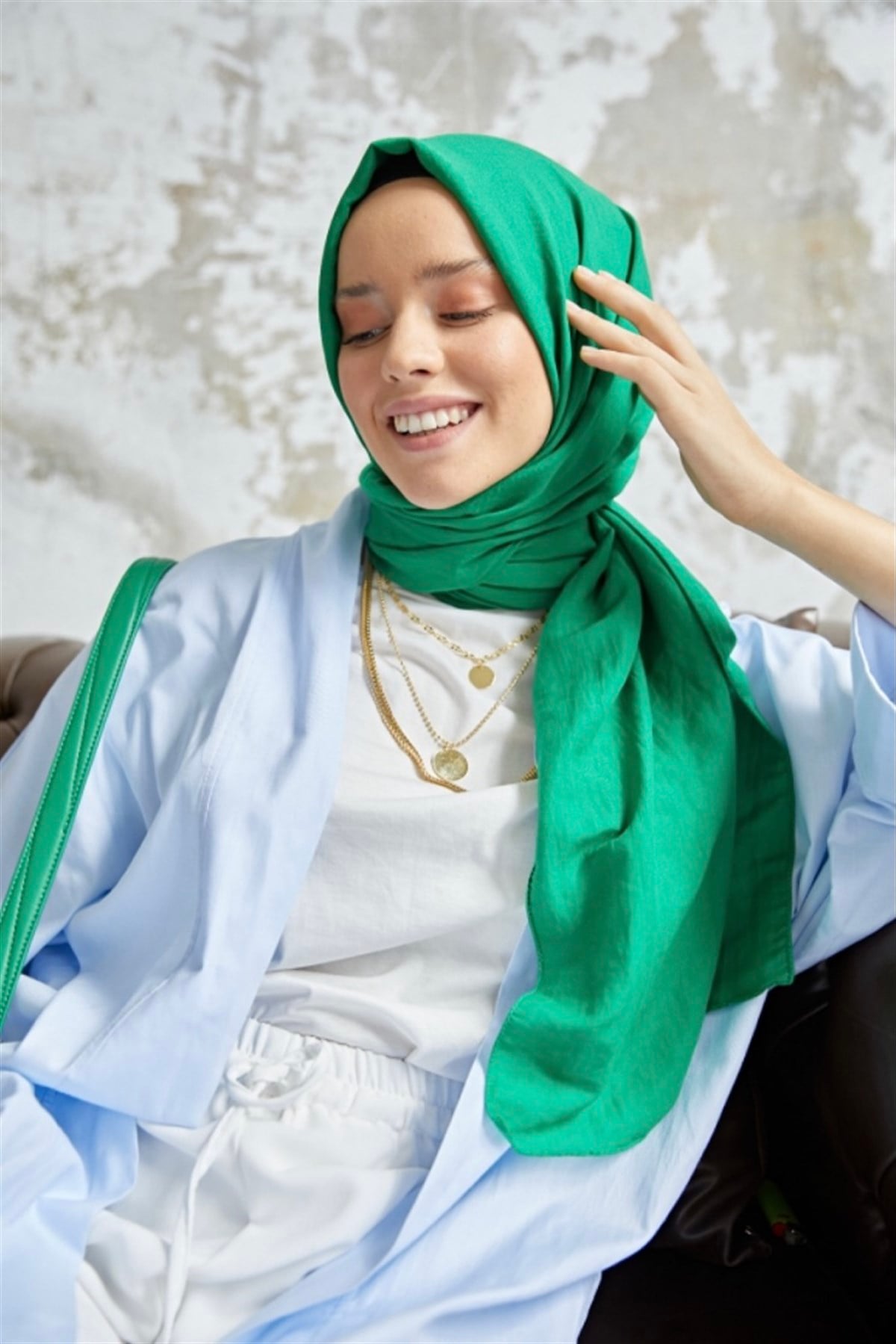 BENETTON YEŞİLİ-PAMUK KRAŞ