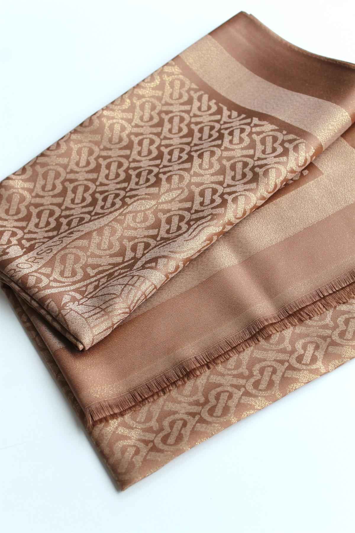 GOLD / BURBERY İPEK / PAMUK ŞAL