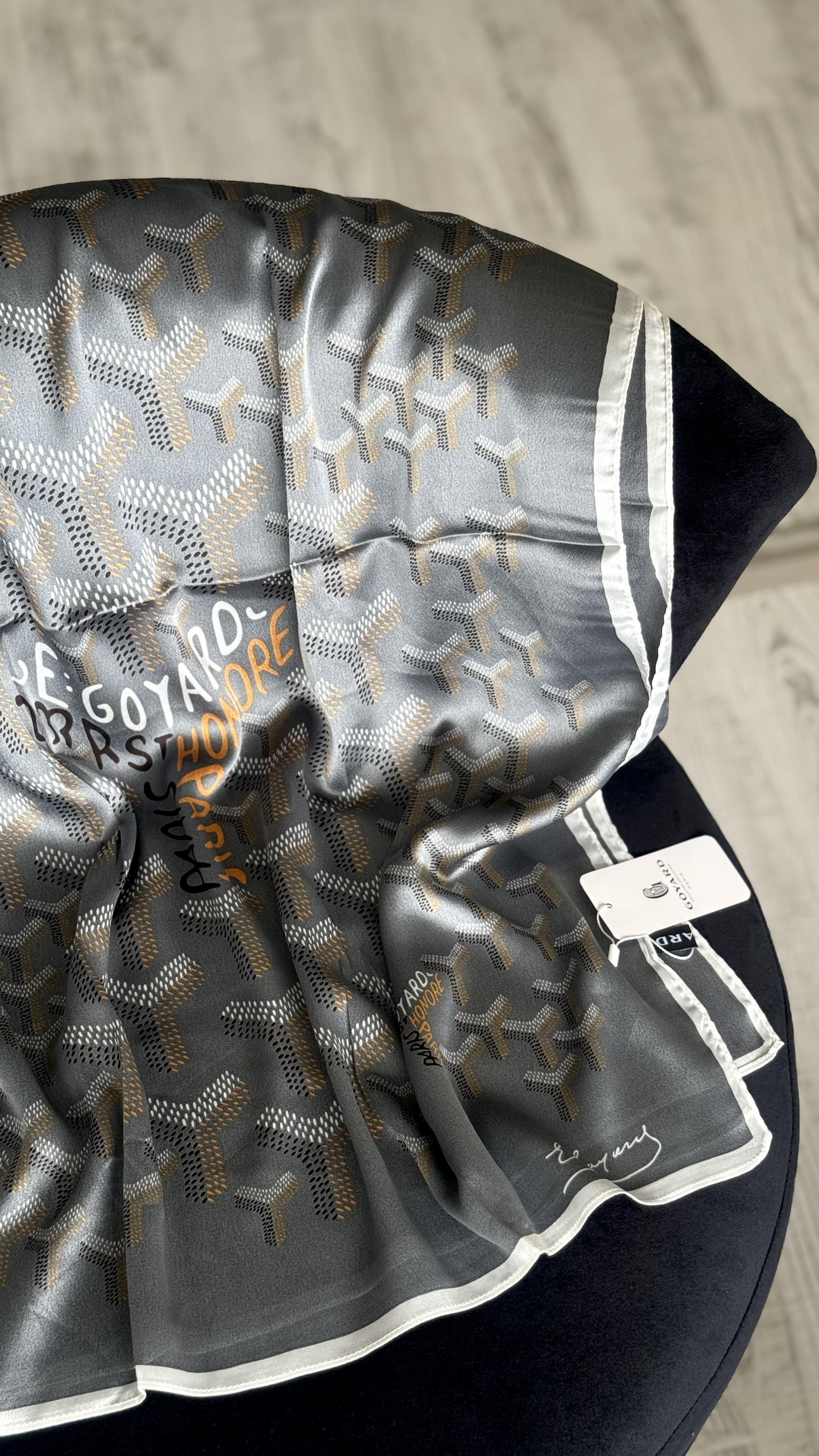 GRİ GOYARD VUAL İPEK ŞAL 