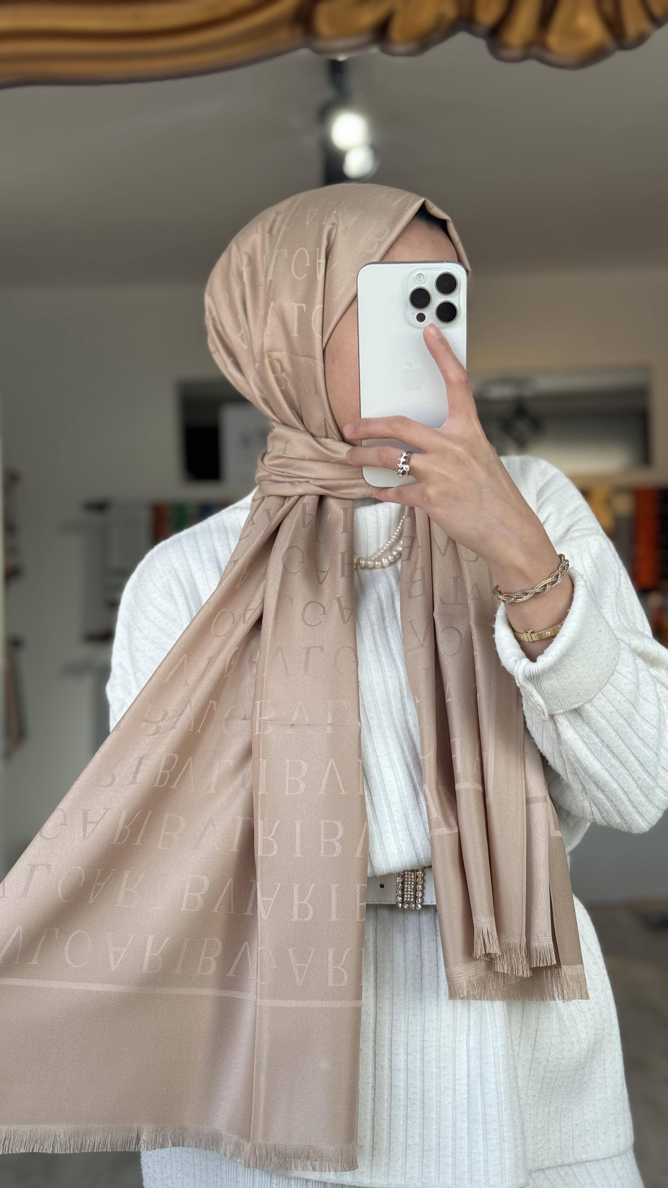 İPEK / PAMUK LATTE ŞAL