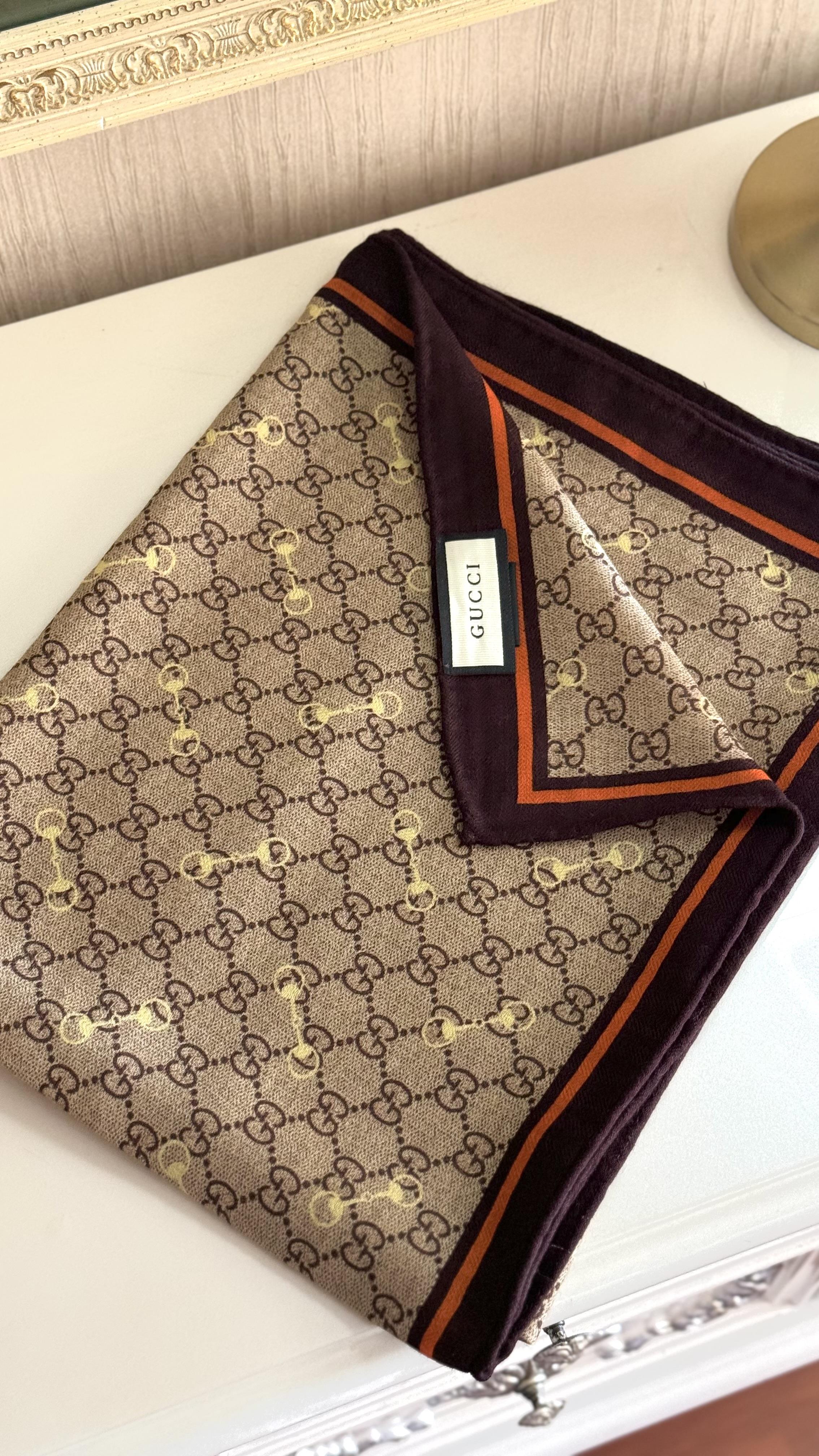 KAHVE / YÜKSEK KALİTE SAF KAŞMİR İPEK ŞAL