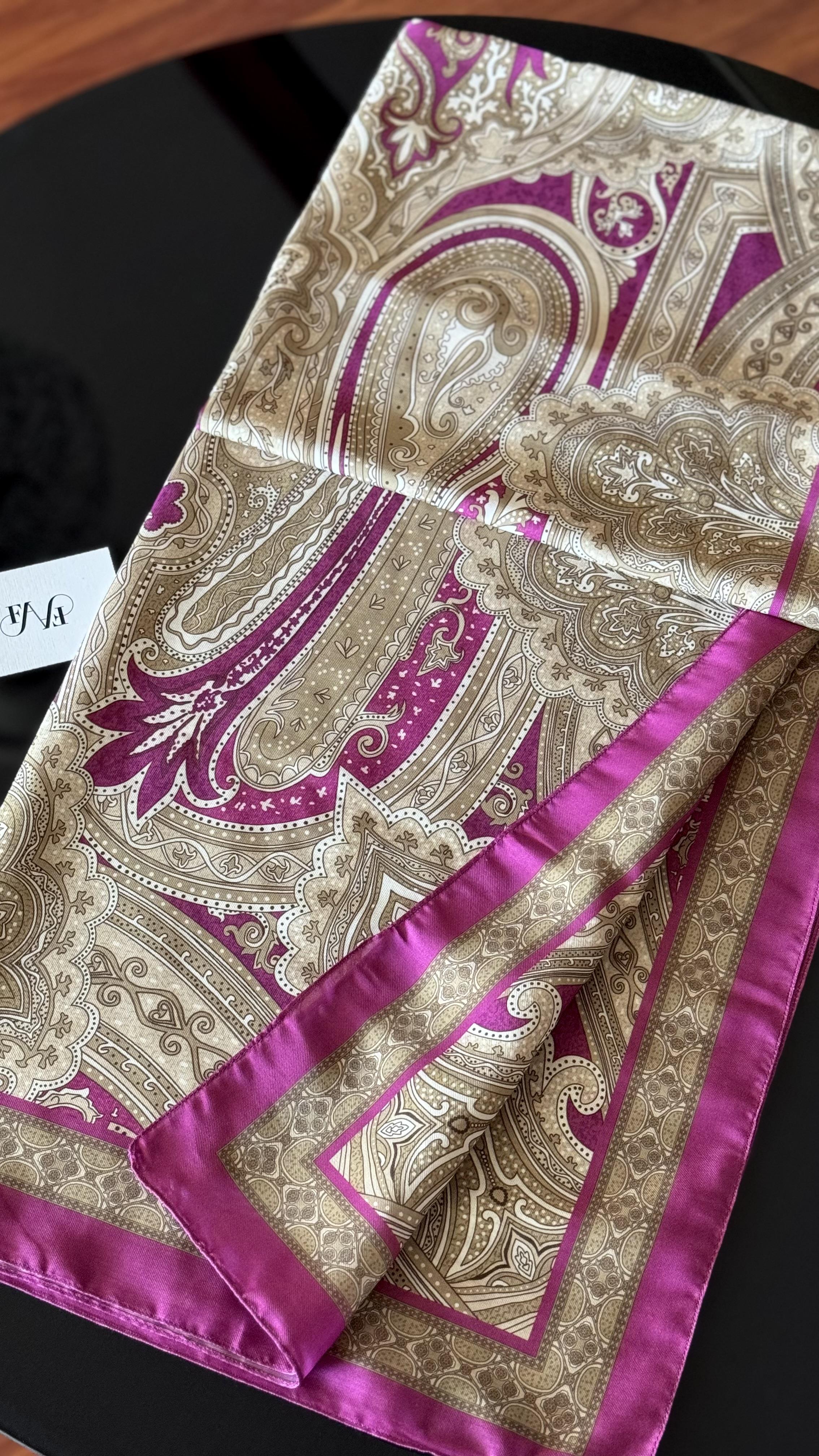 MOR / ETNİK DESEN PAMUK ŞAL