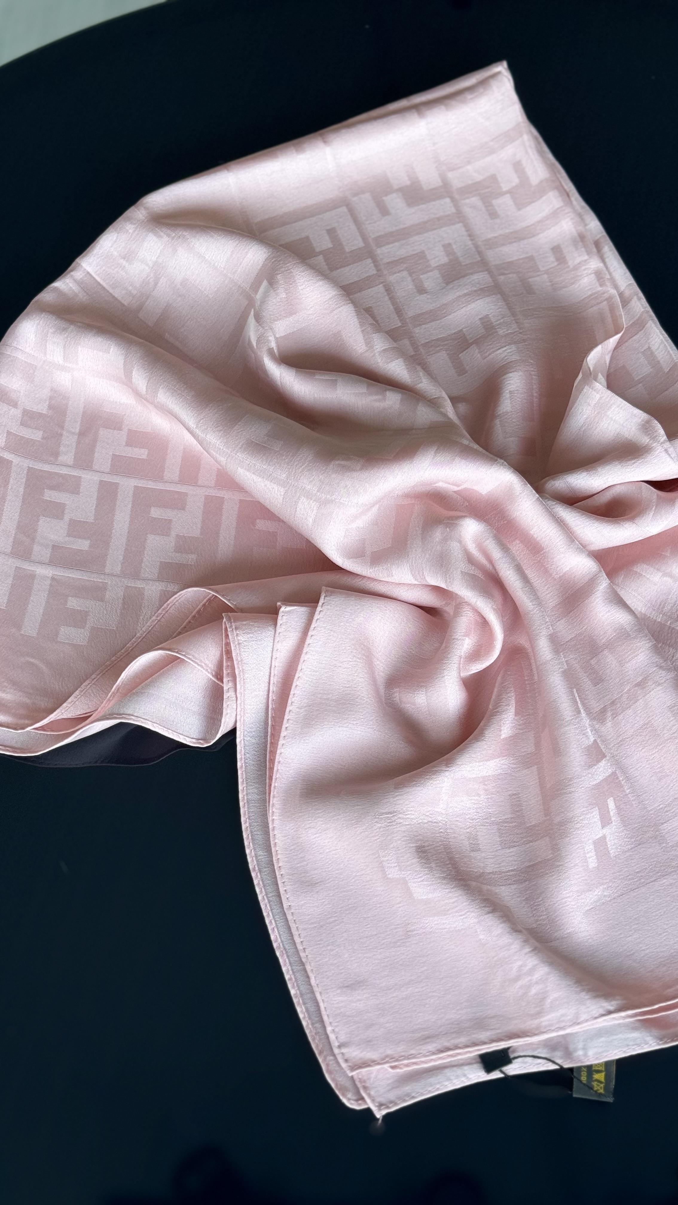 PUDRA İPEK PAMUK EŞARP 