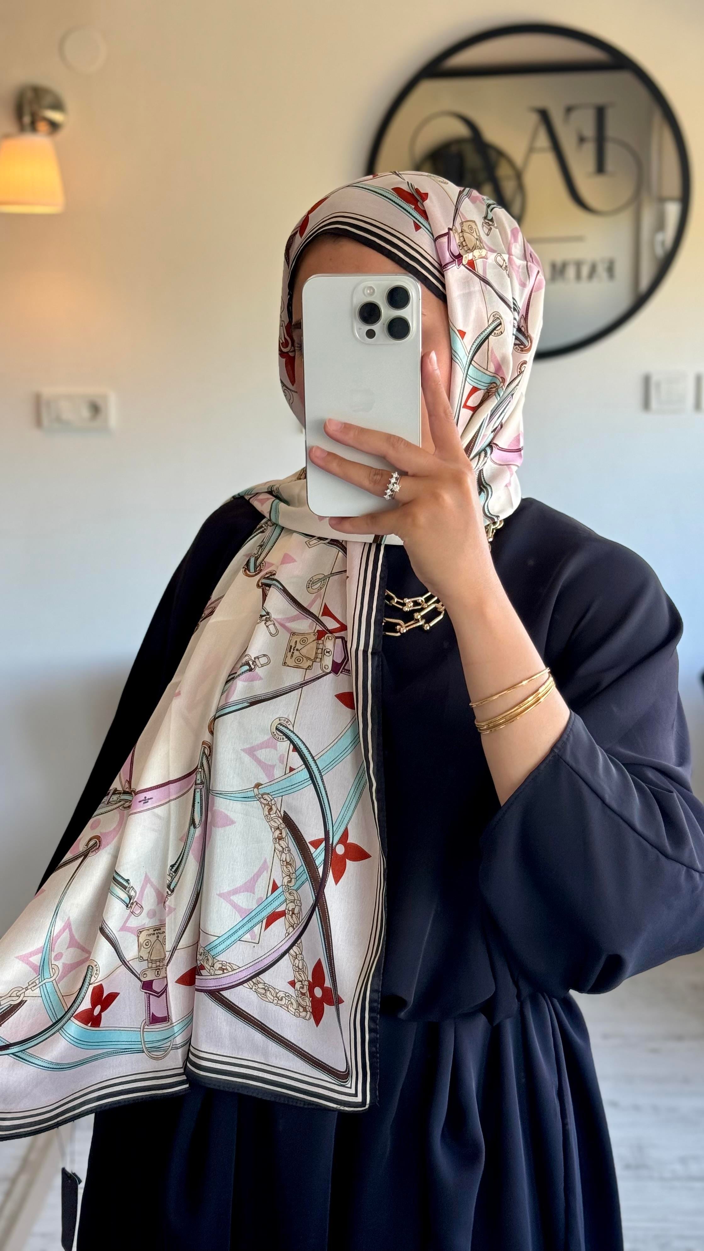 PUDRA PEMBE VUAL İPEK ŞAL