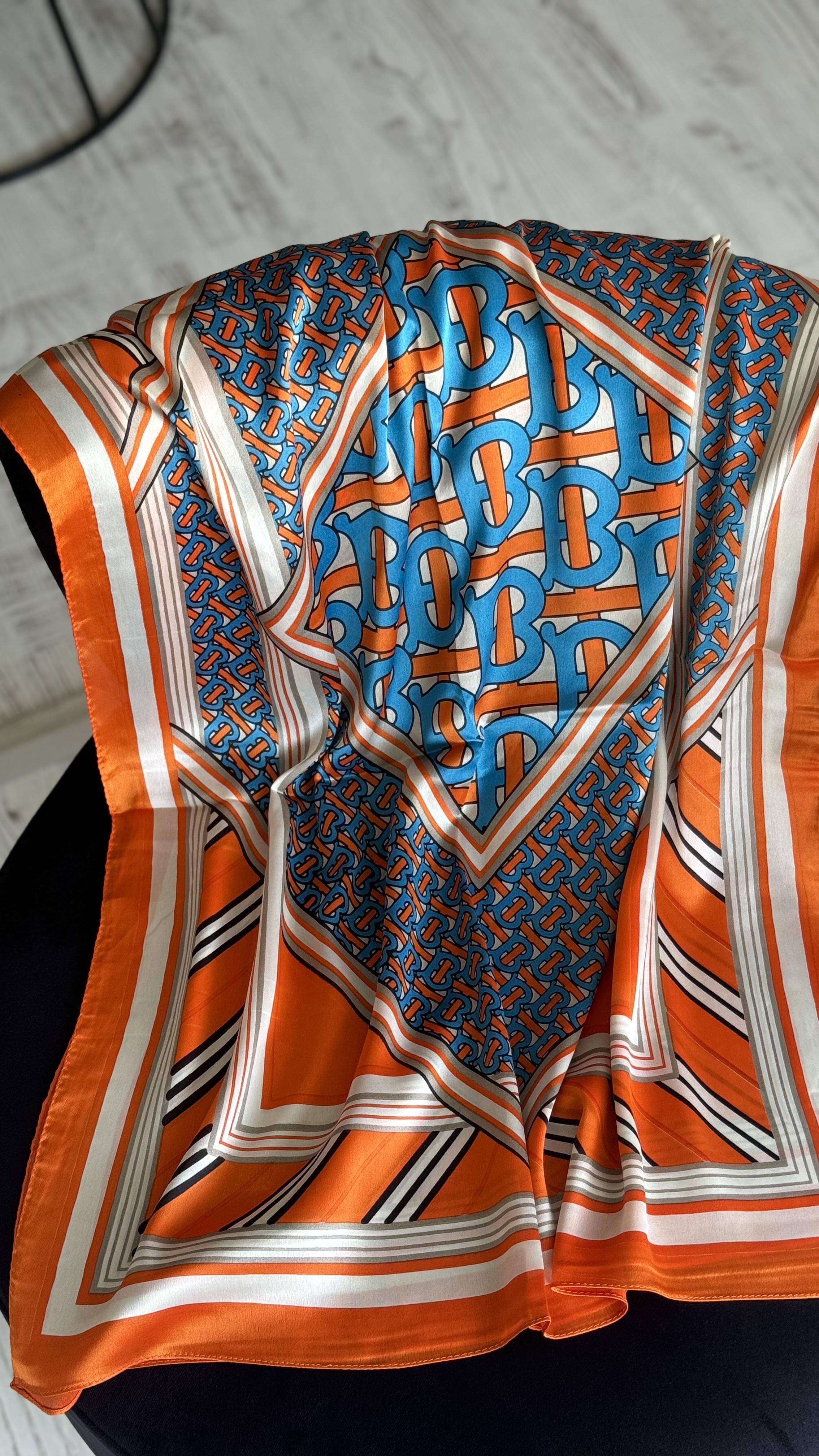 TURUNCU / SAX VUAL İPEK ŞAL