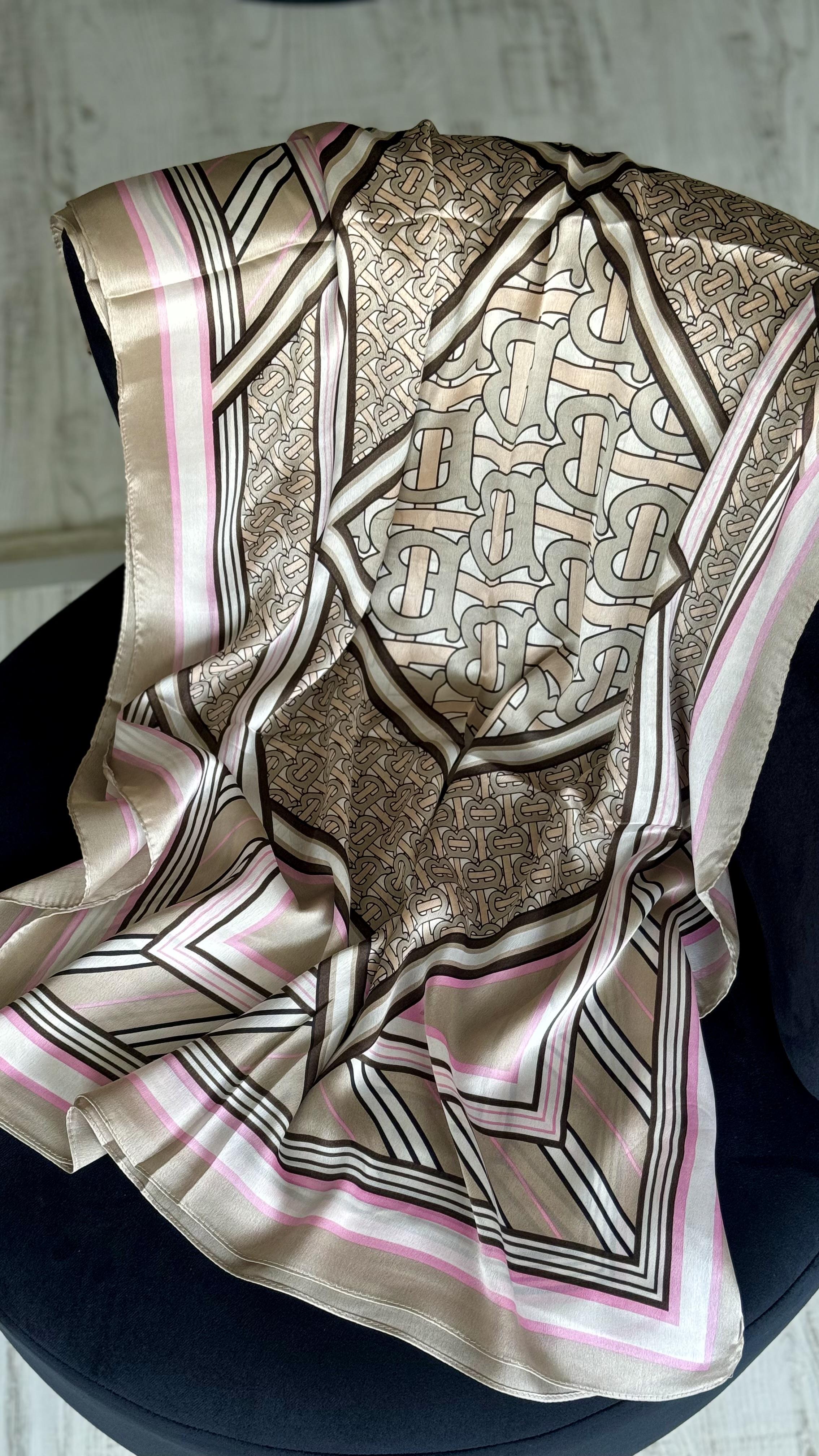 VİZON / PUDRA VUAL İPEK ŞAL