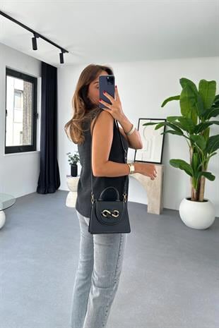 MD Nena Füme Bağlama Detaylı Yelek