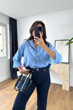 İntisa Mavi Basic Gömlek