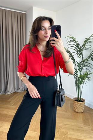 ZR Utix Kırmızı Tensel Gömlek