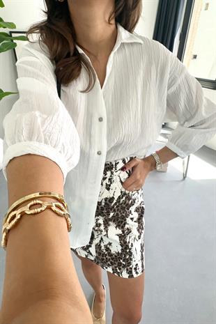 Pena Beyaz Premium Gömlek