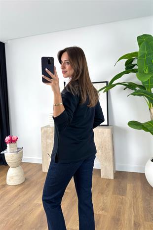 Jola Antrasit Yaka Detaylı Sweatshirt