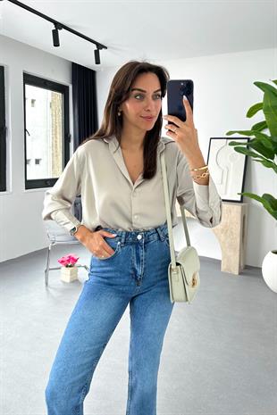 Olsa Taş Saten Gömlek