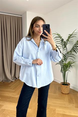 Oxford Açık Mavi Gömlek