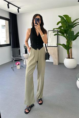 MD Luca Haki Palazzo Pantolon