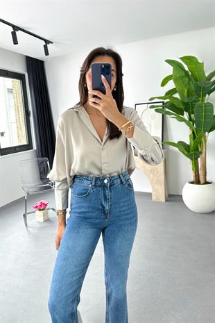 Olsa Taş Saten Gömlek