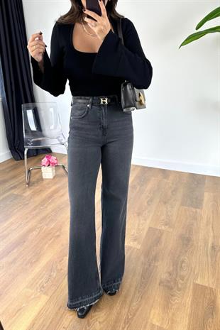 MD Fita Koyu Antrasit Straight Jean