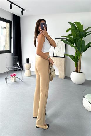 Leny Vizon Tek Düğme Detaylı Pantolon