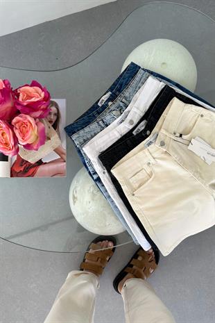 Dole ZR Antrasit Mom Şort