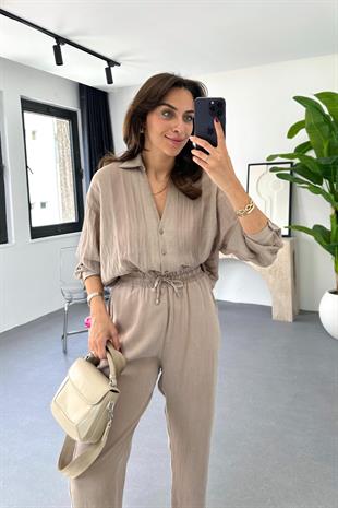 Sella Vizon Transparan Detaylı  Gömlek