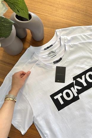 ZR Beyaz Tokyo Tişört