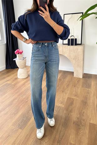ZR Lovin Lacivert Straight Jean