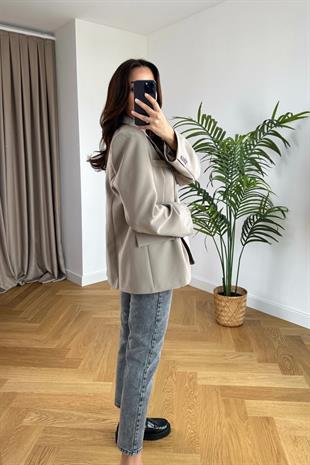 Exico ZR Haki Blazer Ceket