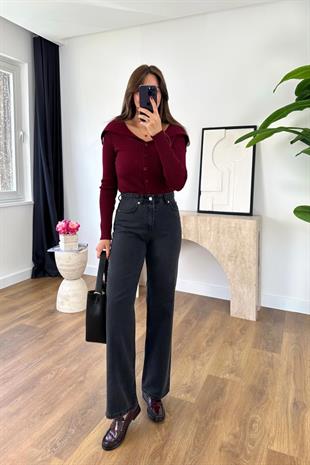 ZR Lovin Koyu Antrasit Straight Jean