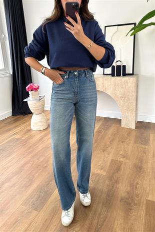 ZR Lovin Lacivert Straight Jean