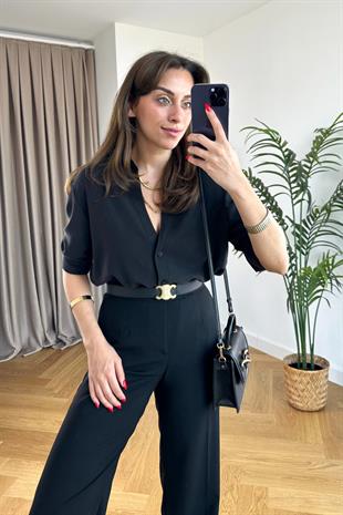 ZR Utix Siyah Tensel Gömlek