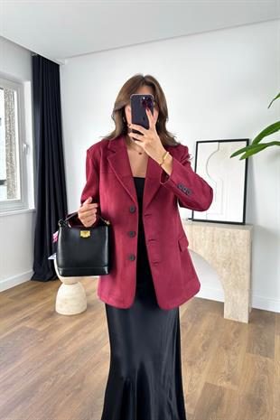 Corse Mürdüm İç Astar Detaylı Blazer Ceket