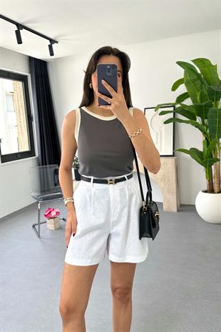 Caca Gri Biyeli Atlet