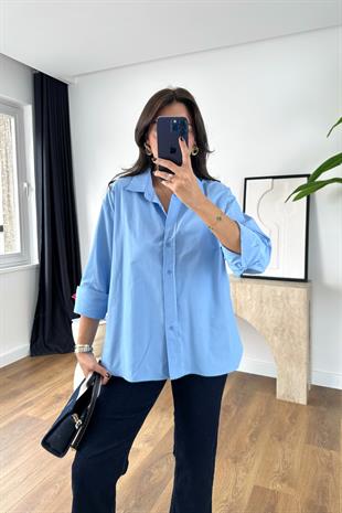 İntisa Mavi Basic Gömlek