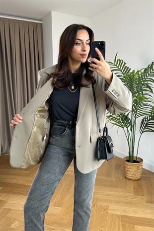 Exico ZR Haki Blazer Ceket