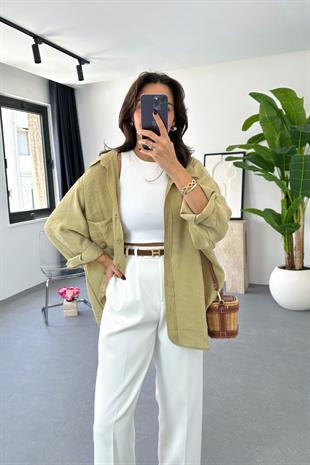 Oxi Haki Dökümlü Gömlek