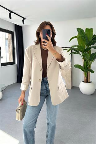 Vilgo Taş Çift Düğmeli Blazer