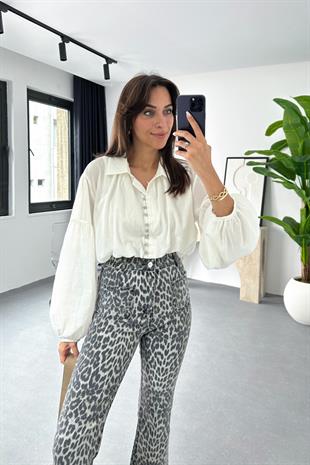 Yessy Kırık Beyaz Premium Gömlek