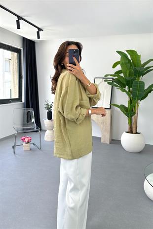 Oxi Haki Dökümlü Gömlek