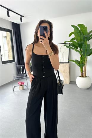 Cesla Siyah Alt Üst Takım