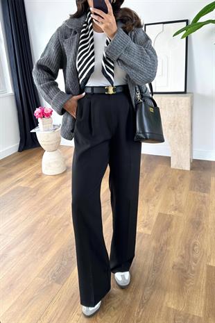 Mary Siyah Palazzo Pantolon