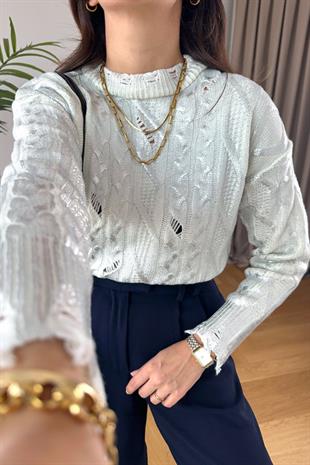 Holly Silver Parlak Triko 