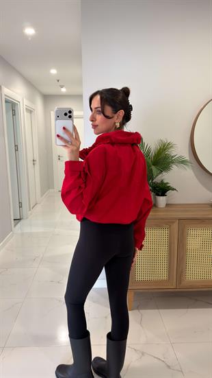 Alstra Kırmızı Premium Yağmurluk