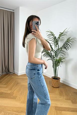 Luly Taş Çelik Crop Top