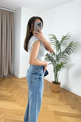 Luly Gri Çelik Crop Top