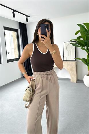 Massimo Acı Kahve V Yaka Atlet