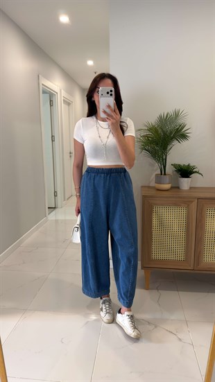 Barros Mavi Denim Pantolon