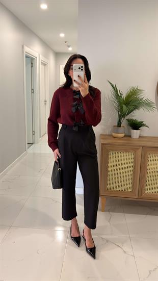 BC Montana Siyah Premium Düz Kesim Pantolon